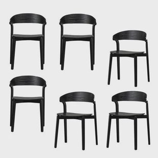 WOOOD eetkamerstoel (set van 6) Cras