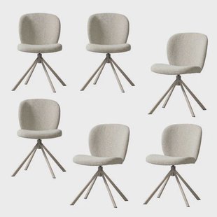 WOOOD eetkamerstoel (set van 6) Femke