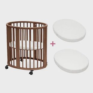 Stokke Sleepi Mini bundel warm bruin met matras & hoeslaken