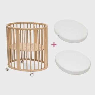 Stokke Sleepi Mini bundel naturel met matras & hoeslaken