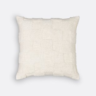 Kussenhoes in getuft katoen 65x65 cm, Renzo