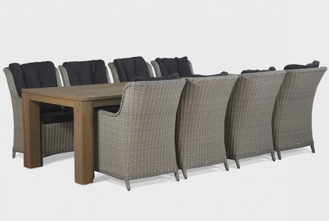 Garden Collections Buckingham/Brighton 300 cm dining tuinset 9-delig