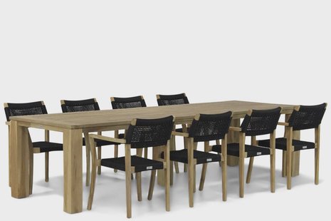 Lifestyle Dallas/Brighton 300 cm dining tuinset 9-delig-2