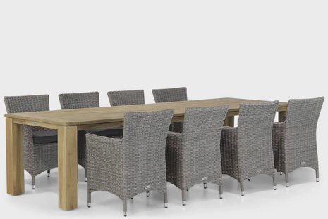 Garden Collections Dublin/Brighton 300 cm dining tuinset 9-delig