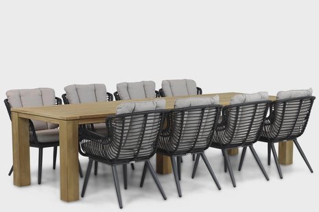 Coco Azzano/Brighton 300 cm dining tuinset 9-delig