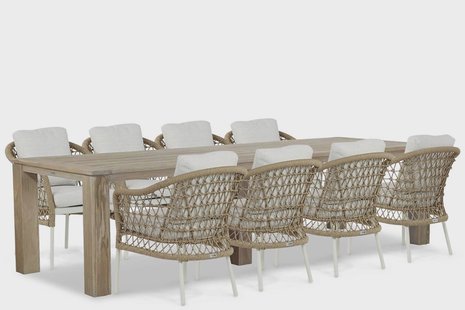 Coco Bali/Brighton 300 cm dining tuinset 9-delig