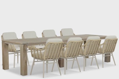 Coco Antoni/Brighton 300 cm dining tuinset 9-delig