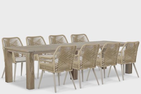 Coco Vedra/Brighton 300 cm dining tuinset 9-delig