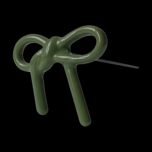 DBKD Bow bloemdecoratie Glanzend groen