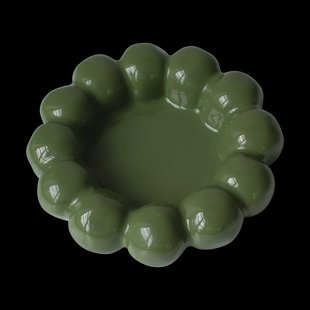 DBKD Bright kaarsenhouder Ø17 cm Glanzend groen