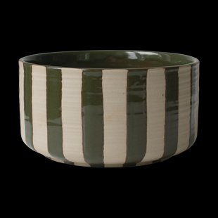 DBKD Line decoratieschaal Ø16 cm Stripe Green
