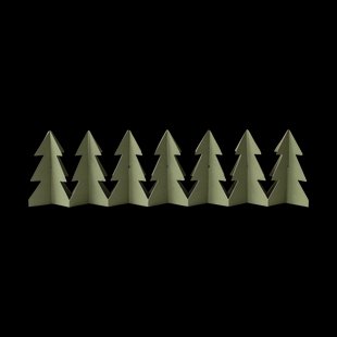 DBKD Tree in a row decoratie 60 cm Groen
