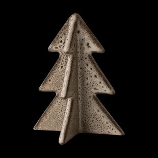 DBKD Winter boom decoratie Beige, 9,5 cm