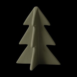 DBKD Winter boom decoratie Groen, 9,5 cm