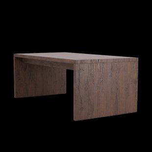 Nami houten eettafel donkerbruin - 200 x 75 cm