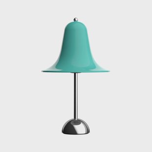Pantop tafellamp Ø 23 cm licht blauwgroen Verpan - Woonkamer - Designer - Metaal - Met lampenkap