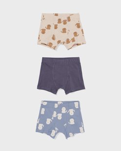 HEMA Kinderboxers honden - 3 stuks blauw (blauw)