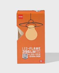 HEMA Led peer smd flame E27 4.9W 396lm