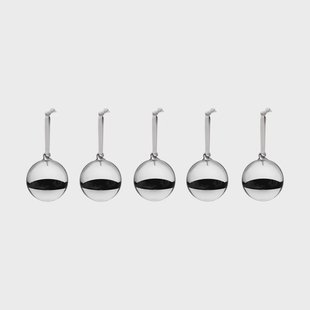 Iittala Iittala glazen bol Ø8 cm 5-pack Zilverkleurig