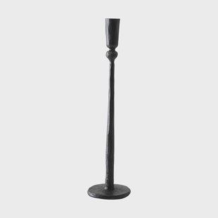 Tell Me More Boule kandelaar zwart 35 cm