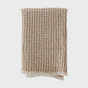 Tell Me More Gilbert plaid 140x200 cm Beige