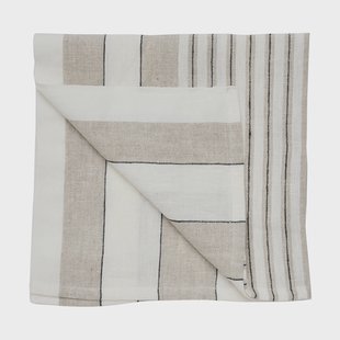 Tell Me More Noah linnenservet 50x50 cm Beige streep