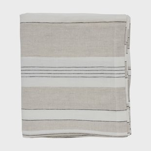 Tell Me More Noah tafelkleed Beige streep, 145x330 cm