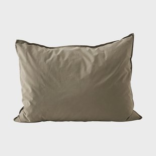 Tell Me More Tell Me More kussensloop katoen Olive, 50x60 cm