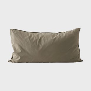 Tell Me More Tell Me More kussensloop katoen Olijfgroen, 50x90 cm