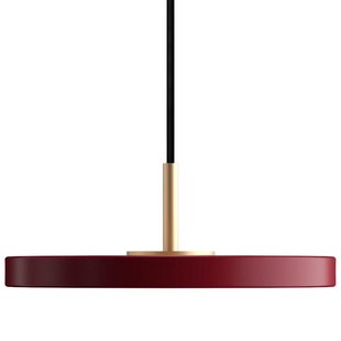 Umage Asteria Micro Hanglamp Dimbaar LED&Oslash;15 Messing/robijnrood