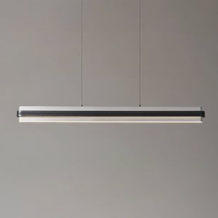Lucande LED hanglamp Tarnin, zwart/nikkel, 98 cm