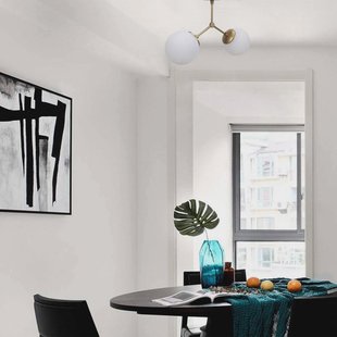 Opviq Plafondlamp Damar, goud, glas, 2-lamps, lengte 44 cm, E27