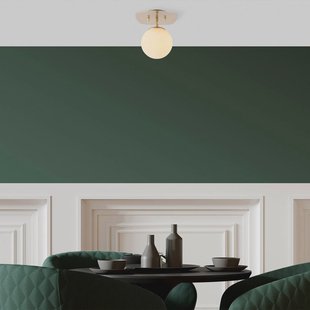 Opviq Plafondlamp Well, goudkleurig, glas, Ø 20 cm, E14