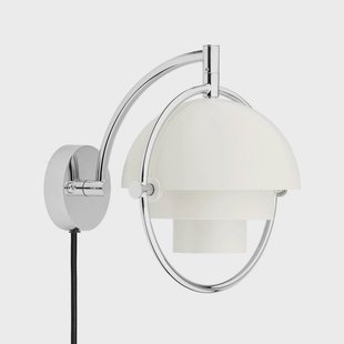 Gubi wandlamp Multi-Lite, wit, metaal, G9