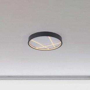 JUST LIGHT. GmbH JUST LIGHT. LED plafondlamp Mikado, Ø 40 cm, zwart