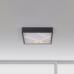 JUST LIGHT. GmbH JUST LIGHT. LED plafondlamp Mikado, 30 x 30 cm, zwart