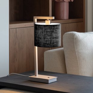 IT´S ABOUT ROMI IT'S ABOUT ROMI tafellamp Boston, zwart/zandkleurig