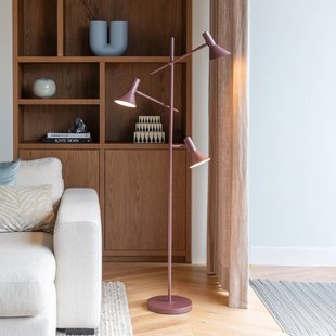 IT´S ABOUT ROMI IT'S ABOUT ROMI vloerlamp Izmir, donkerrood, 3-lamps