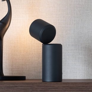 IT´S ABOUT ROMI IT'S ABOUT ROMI LED-batterijtafellamp Milan, zwart, 19 cm