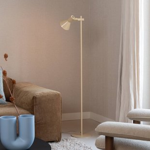 IT´S ABOUT ROMI IT'S ABOUT ROMI vloerlamp Stavanger, beige, hoogte 146 cm