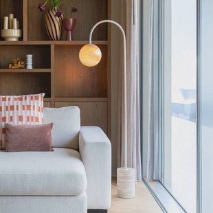 IT´S ABOUT ROMI IT'S ABOUT ROMI Booglamp Tivoli, zandkleurig, hoogte 163 cm