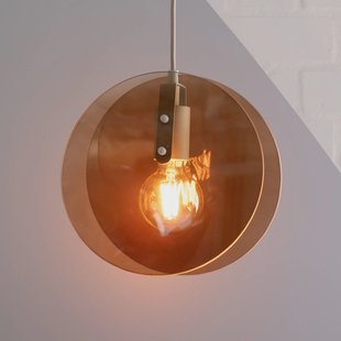 IT´S ABOUT ROMI IT'S ABOUT ROMI hanglamp Toledo, amberkleurig, Ø 25 cm