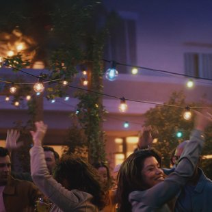 Philips Hue LED lichtketting Festavia Globe 14 m 20 lampjes IP65