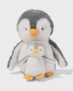 HEMA Knuffel pinguin met baby 31cm