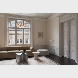 Nuura Aps Nuura kroonluchter Apiales 9, Ø 60 cm, messing-/goudkleurig