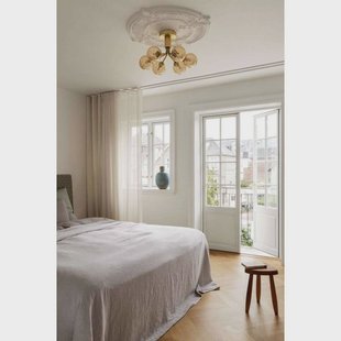 Nuura Aps Nuura plafondlamp Apiales 6, Ø 50 cm, messing-/goudkleurig