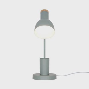 Nordlux Tafellamp Devone, stofgroen, hoogte 43 cm, metaal