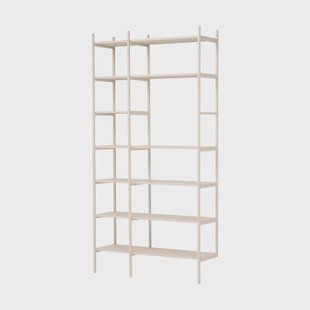 TÔNN furniture Portal boekenkast 123 cm - Off-white