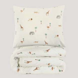 NOUS Kids katoenen dekbedovertrek kinderbed (120x150 cm)