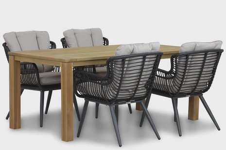 Coco Azzano/Bristol 180 cm dining tuinset 5-delig